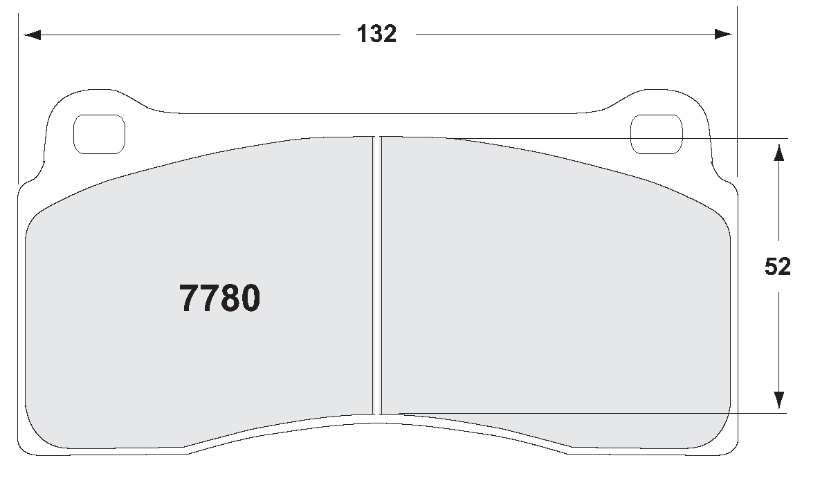 PFC Bremsbelag 7780