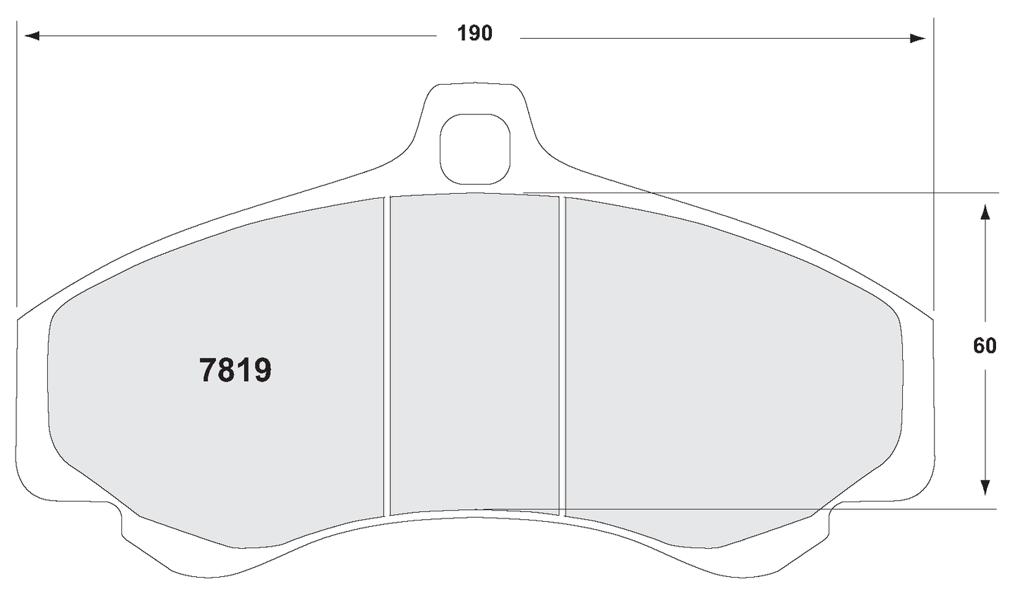 PFC Bremsbelag 7819