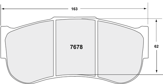 PFC Bremsbelag 7678