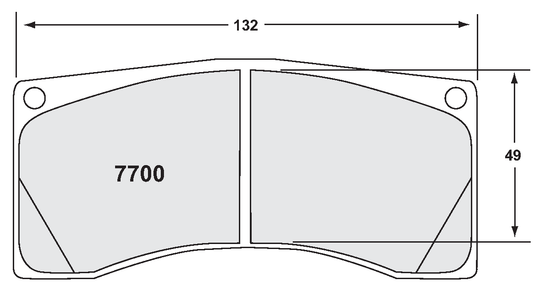 PFC Bremsbelag 7700