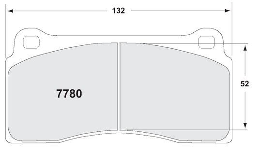 PFC Bremsbelag 7780