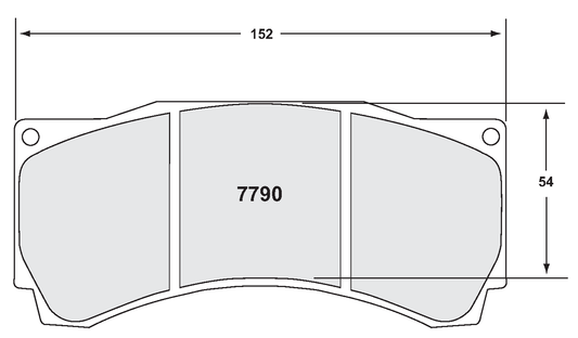 PFC Bremsbelag 7790