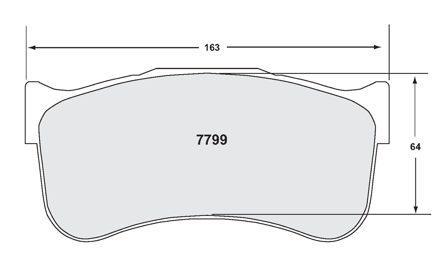 PFC Bremsbelag Ferrari 488 GT3 Vorderachse